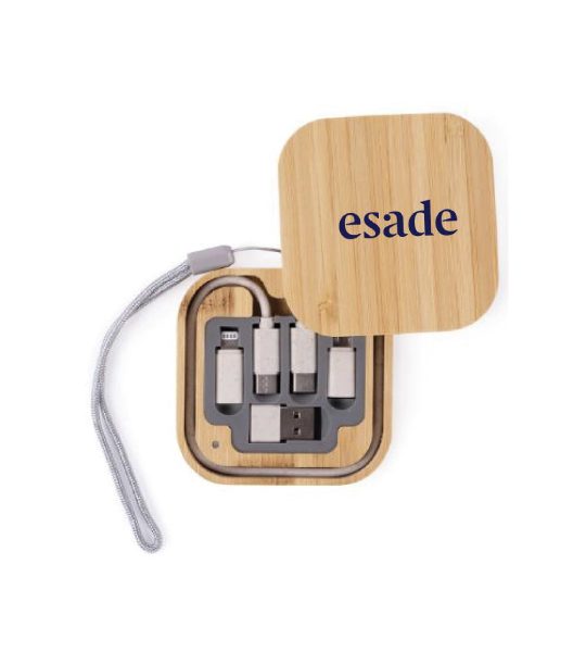 BAMBOO CHARGER CABLE BOX